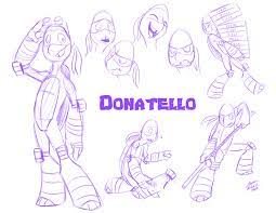 A page for describing characters: Artstation Rise Of The Teenage Mutant Ninja Turtles Character Design Lauren Kisich