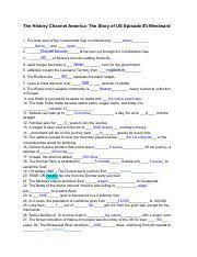 What is the most valuable commodity in the west? Americ The Story Of Us Westward 1 Name America The Story Of Us Class Pd Episode 3 Westward Directions Answer The Questions And Record 2 3 Quotes On Course Hero