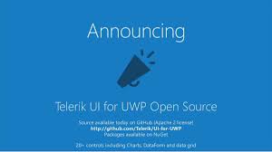 telerik ui for uwp is now open source and free mspoweruser