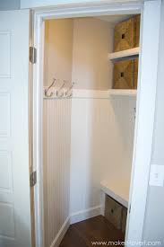 Turn A Coat Closet Into The Perfect Mudroom Make It And Love It Yes, there was a coat rod in there with a standard shelf right above the rod……but. makeit loveit