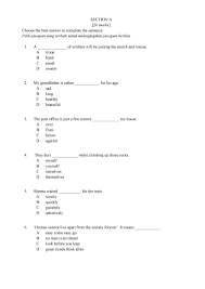 Latihan soalan bahasa inggeris tahun 6 (upsr) + jawapan (2). Latih Tubi Upsr Bahasa Inggeris Tcer My