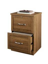 You must have 1/2 of frame to attach the bar to. Realspace Cabinet 2 Drawer Vertical Oak Office Depot