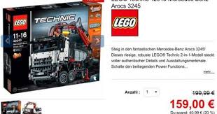 Lego Technic 42043 Mercedes Benz Arocs 3245 Jetzt 14 Billiger Mercedes Benz Arocs Lego Technic Mercedes Benz