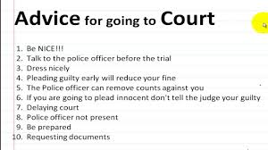 Speeding at 25 mph or more over the speed limit. What To Say At Traffic Court Youtube