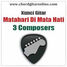 Dm g mengapa cinta ini terlarang c am saat kuyakini kaulah milikku dm g mengapa cinta kita tak bisa bersatu c c7 saat kuyakin tak ada cinta selain dirimu. Chord 3 Composers Matahari Di Mata Hati Chord Gitar Online