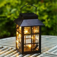 Luxen Home Starry Night Solar Light Lantern Wh157