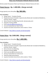 Beberapa contoh surat penawaran barang dan jasa yang sudah banyak di internet dapat anda jadikan referensi ketika membuatnya. Contoh Proposal Jasa Konsultan Restoran Ilmusosial Id