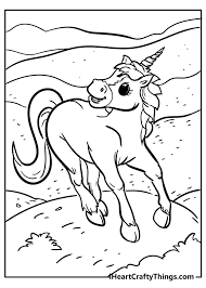 Unicorns in love printable card to color. Unicorn Coloring Pages 50 Magical Unique Designs 2021