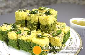 Image result for IMAGES OF DHOKLA