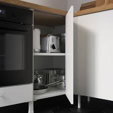 Kitchen cupboard designs for small spaces: Enhet Corner Kitchen White Ikea