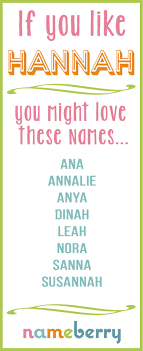 Love Hannah But Fear It S Being Overused Here Are Some Possible Substitutes Click Through To The Baby Girl Names Unique Unusual Baby Names Rare Baby Names