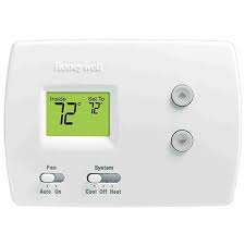 Cool only thermostat wiring diagram will mirror the above instructions except you use the y terminal instead of the w terminal. Honeywell Non Programmable Heat Pump 2 Heat 1 Cool Pro 3000 Th3210d1004 Not For Gas