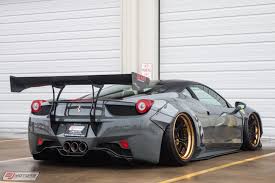Lb★works ferrari 458 rear wing ver. Used 2010 Ferrari 458 Italia Liberty Walk Sema Show 458 For Sale Special Pricing Bj Motors Stock 2a0175288