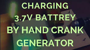 The music in this video are royalty free music from. How To Charge 3 7v Battery From Hand Crank Generator Youtube