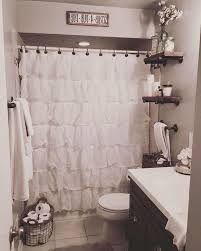 78 Lovely Bathroom Shower Remodel Ideas Rustic Shower Curtains Farmhouse Shower Farmhouse Bathroom Decor