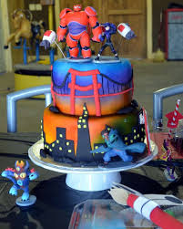 Birthday Cake For Hero Big Hero 6 Birthday Party Ideas Photo 1 Of 31 Big Hero 6 Party Ideas Big Hero 6th Birthday Parties