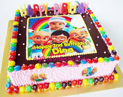 Birthday Cake Photo Gallery Gambar Kek Birthday Boy Birthday Cake With Upin Ipin Edible Image Edible Image Cake Cake Rainbow Cake