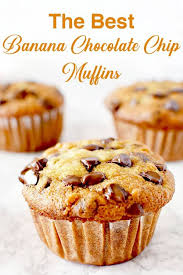 Moist Banana Chocolate Chip Muffins Recipe In 2020 Chocolate Chip Muffins Banana Chocolate Chip Muffins Banana Chocolate Chip