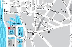 Liverpool city centre development map. Street Map Liverpool City Centre
