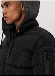 خرید و قیمت کاپشن مشکی مردانه سیاه کت 241 LCM 232006 Tiago Lee Cooper