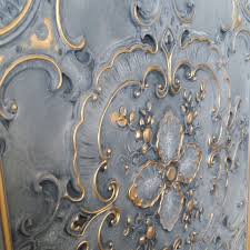 Ceiling Tile Faux Tin Smoked Gold Decor Wall Panel Pl19 Etsy In 2020 Faux Tin Ceiling Tile Faux Tin Ceiling Tiles