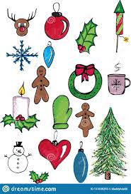 Colorful Christmas Doodles All Day Long Illustration About Color Sweden Christmas Mitten Reindeer Ot Christmas Doodles Christmas Sketch Christmas Drawing