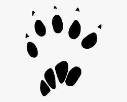 Feet outline template clipart library clip art. Paw Prints Animal Tracks Rabbit Foot Print Png Free Transparent Clipart Clipartkey