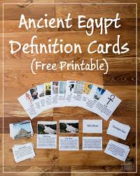 Egyptian civilization is one of the oldest civilizations of the world. Ancient Egypt Definition Cards Researchparent Com