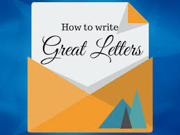 How To Write A Great Letter Literacy Ideas