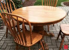 While we lived in an apartment for a year, we used our pub table as a dining table. Chalked Paint Takes Your Table From Drab To Fab