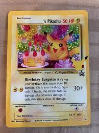 Pokemon TCG 25th Anniversary Celebrations Birthday Pikachu, Hobbies & Toys,  Toys & Games on Carousell