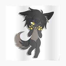 Anime wolf pack *wolf rp*. Chibi Wolf Posters Redbubble