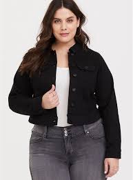 Black Blazer For Women Plus Size Black Crop Denim Jacket Cropped Denim Women S Plus Size Jeans Cropped Denim Jacket