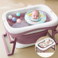Baby bathtubs come in many shapes and sizes. Non Slip Bath Tubs 1pc Portable Folding Bathtub Baby Shower Portable Silicone Capacity Washing Storage Foot Spa Bath Hot Tub Buy At The Price Of 159 00 In Aliexpress Com Imall Com