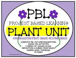 Pbl Plant Unit For Kindergarten First And Second Grades With Lesson Plans Project Based Learning Kindergarten Plants Unit Project Based Learning