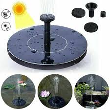 Eigenschaften 1 Eco Friendly Solar Fountain Pump Runs Automatically No Battery Or Electricity Needed 2 Convenien Springbrunnen Teichpumpen Brunnen Garten