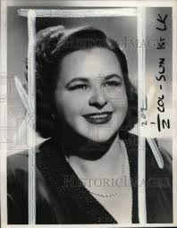 1955 Press Photo Singer Kate Smith