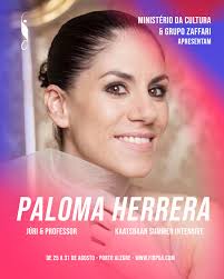 FIDPOA 2025 // CONVIDADOS Conheça os convidados oficiais da 4ª Edição do  FIDPOA que vem a Porto Alegre com oportunidades nacionais e internacionais  imperdíveis para os bailarinos participantes. 🇺🇸 PALOMA HERRERA Diretora