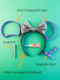 3d Printed Interchangeable Mickey Ears Diy Disney Ears Diy Mickey Mouse Ears Mickey Ears
