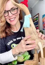 Andrea Nelson Art Duck with Bunny Ears