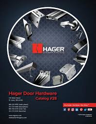 Hager Door Hardware By Horner Millwork Issuu