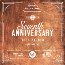 Check spelling or type a new query. 12 16 7th Anniversary Dinner Track 7 Brewing