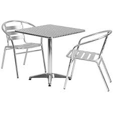 Flash Furniture 27 5 Square Aluminum Indoor Outdoor Tab Https Www Amazon Com Dp B00znk8dxs Ref Cm S Outdoor Table Settings Outdoor Tables Aluminum Table