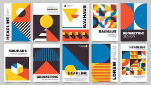 Black and white geometric pattern. Bauhaus Forms Square Tiles With Modern Geometric Patterns With Abstra By Tartila Thehungryjpeg Com