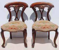 R 10 000 2 Antique Edwardian Carved Dining Room Chairs With Tappiserie Wood Dining Room Chairs Baby Room Furniture Furniture