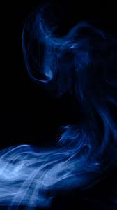 Black raven with smoke artwork, bird, flying, black white, animal themes. Download Wallpaper 1440x2560 Smoke Shroud Dark Blue Black Qhd Samsung Galaxy S6 S7 Edge Note Lg G4 Hd Background