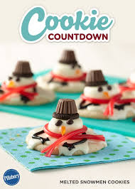 They have geniously added marshmallows to the cookies, so you get the flavor of your favorite holiday hot chocolate topped with mini. Cookie Countdown Cookies Recipes Christmas Melting Snowman Cookies Recipe Holiday Desserts