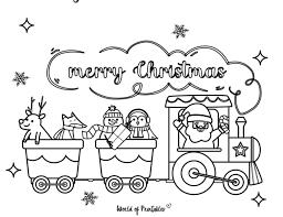 Set off fireworks to wish amer. Christmas Coloring Pages For Kids Adults World Of Printables