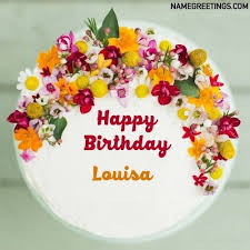Happy Birthday Cake For Maths Teacher With Name Happy Birthday Louisa In 2020 Happy Birthday Cakes Birthday Cake For Boyfriend Happy Birthday Wishes Cake