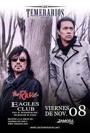 Zamora Live Presents Los Temerarios Friday November 8 2019